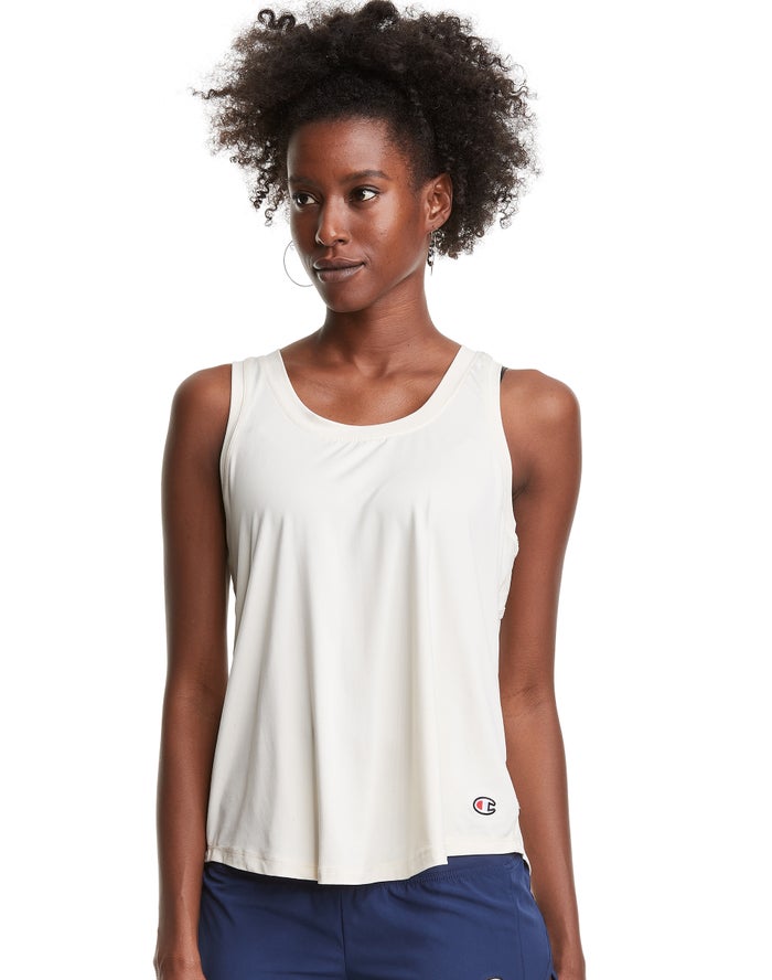 Camiseta Sin Manga Champion Mujer - Soft Touch Cutout ( Creme ) 8916304-OP